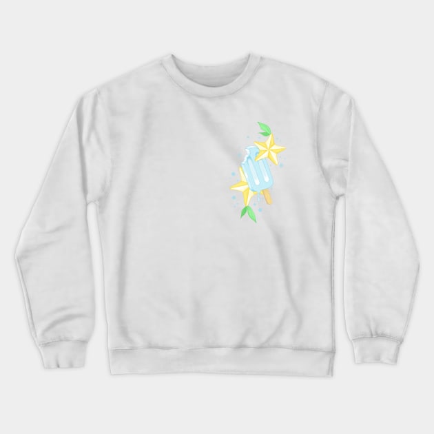 Kingdom Hearts Paopu Fruit & Sea Salt Ice Cream Crewneck Sweatshirt by AdamAndTay